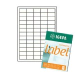 (01) Etykiety samoprzylepne IGEPA 100 arkuszy A4 format 38,1x21,2 mm