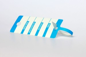 Zawieszki serwisowe do kluczy niebieskie