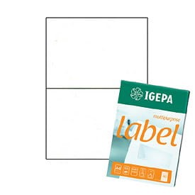 Etykiety samoprzylepne IGEPA 210x148 mm